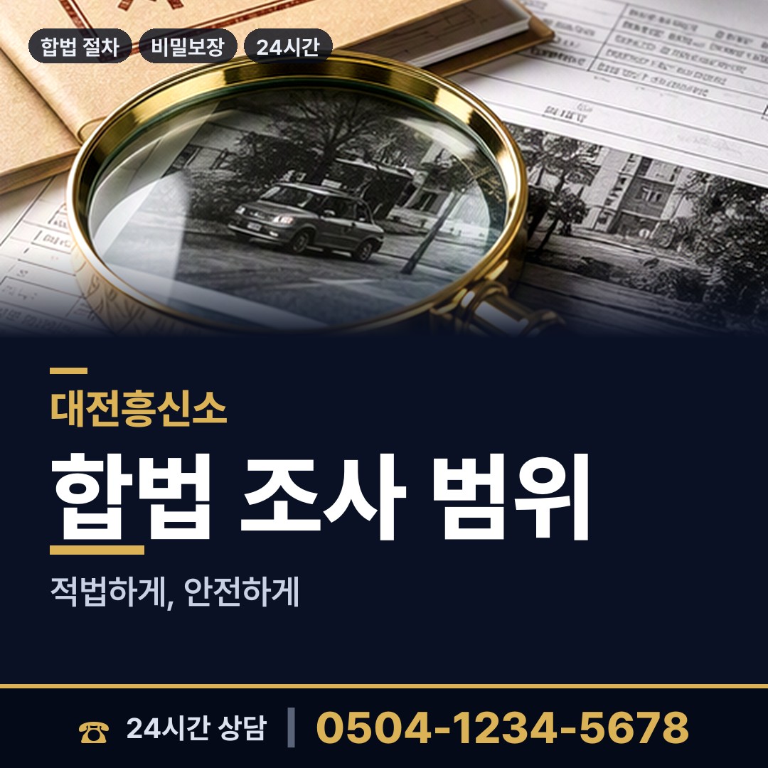 대전 성남동 가출인찾기 상담 안내